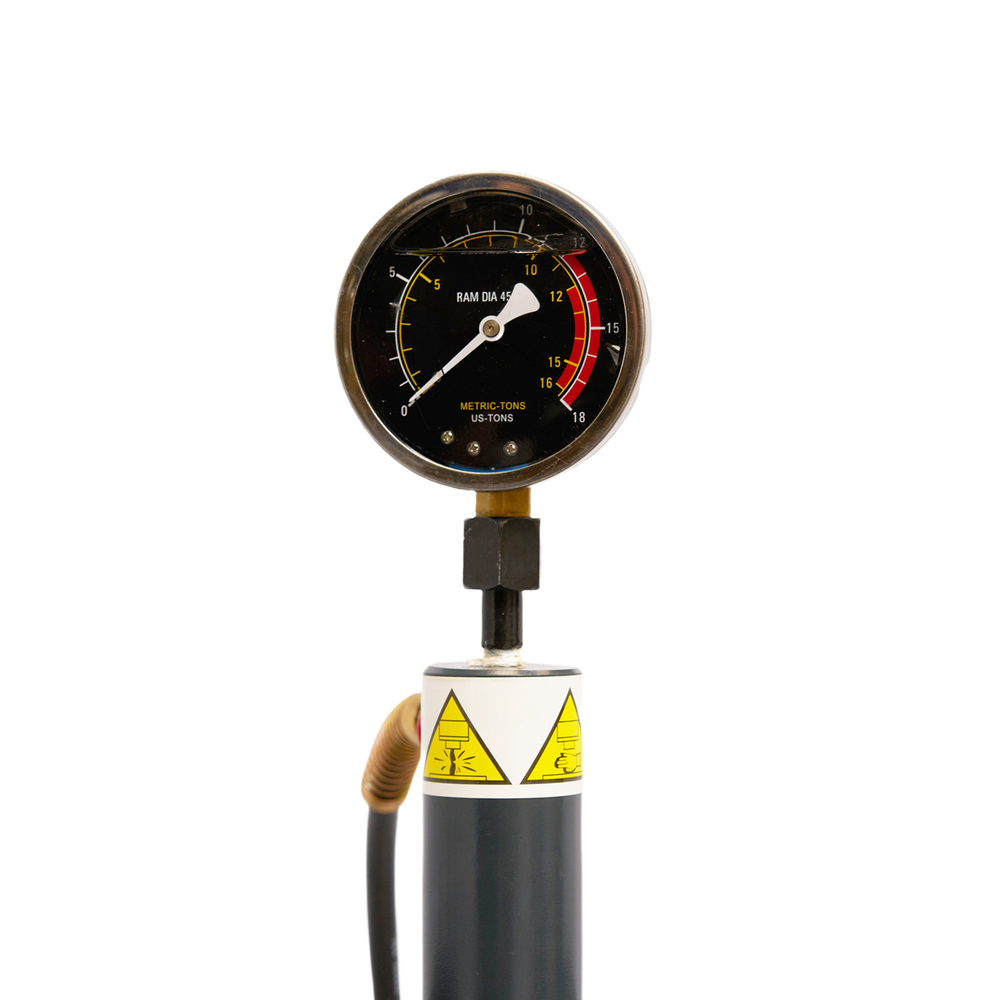 Пресс гидравлический 12 тонн, напольный, с педалью, цвет серый RAL 7016 ROSSVIK