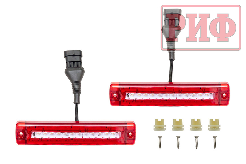 Бампер силовой задний Great Wall Poer с квадратом под фаркоп и фонарями РИФ