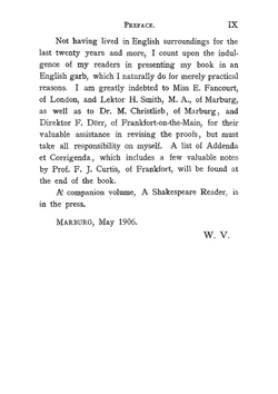 A Shakespeare phonology | Wilhelm Vietor