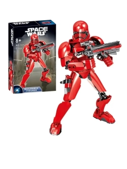 Конструктор Space Wars Красный штурмовик 77 деталей