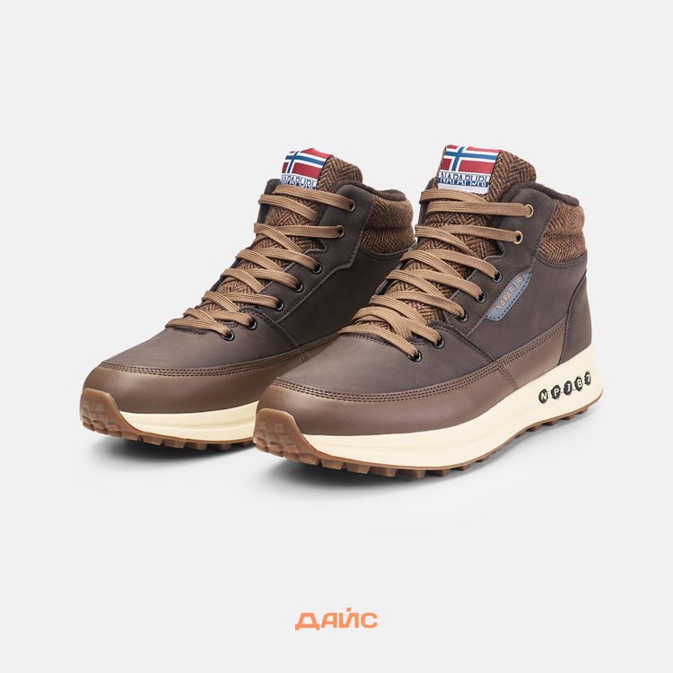 Ботинки Napapijri Slate Suede City Boots артикул:NP0A4HVFWA1 - купить в магазине Дайс