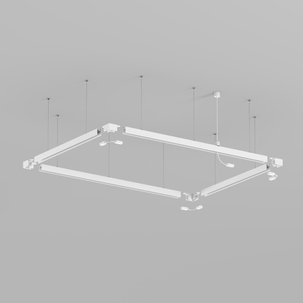 TR2126-WH Механический подвес для трека SMART BASE, IP20, 1.5м, белый, алюминий