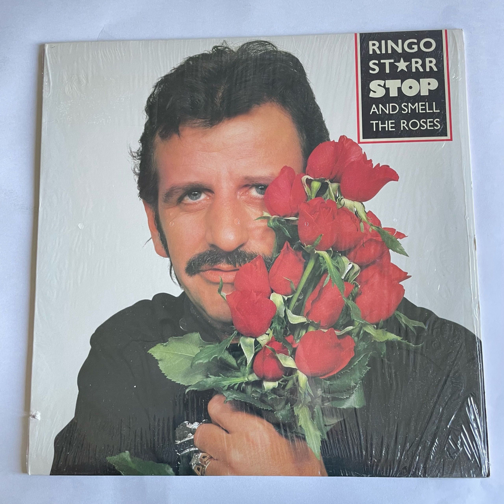 Винтажная виниловая пластинка LP Ringo Starr, Stop And Smell The Roses (США 1981)