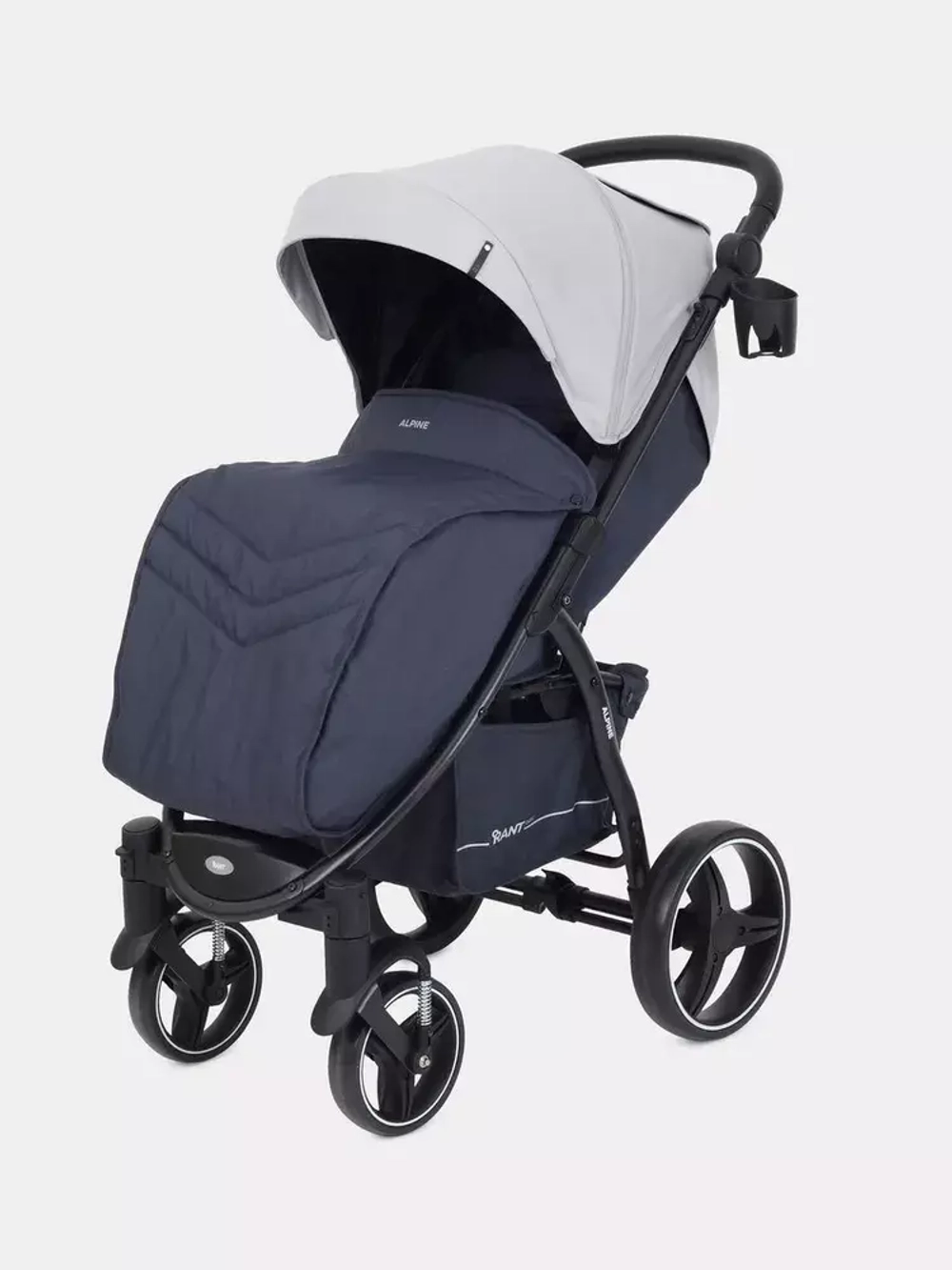 Коляска детская RANT basic "ALPINE" RA450 Grey