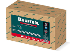 Набор нержавеющих гребенок KRAFTOOL 6 шт, со сменной 2к ручкой, 280x115 мм 33268-H6