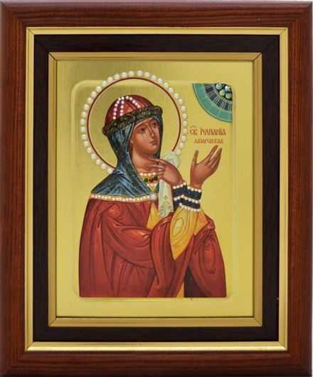 Икона Иулиании Лазаревской, писанная в монастыре.