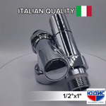 Кран для ПС УГЛОВОЙ 1/2ш х 1"г КРУГ. ViEiR  (30/1пар)