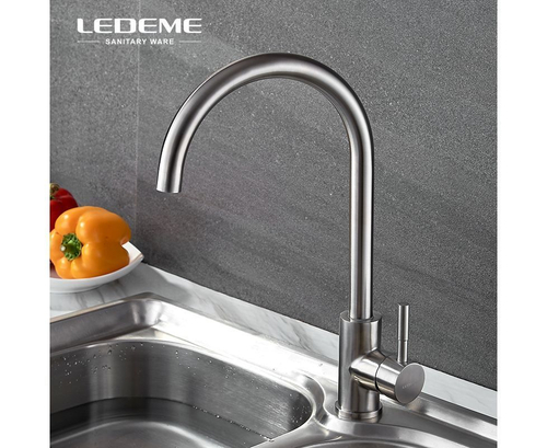 L4998-3 Смеситель для кухни высокий нос из нержавейки SUS304