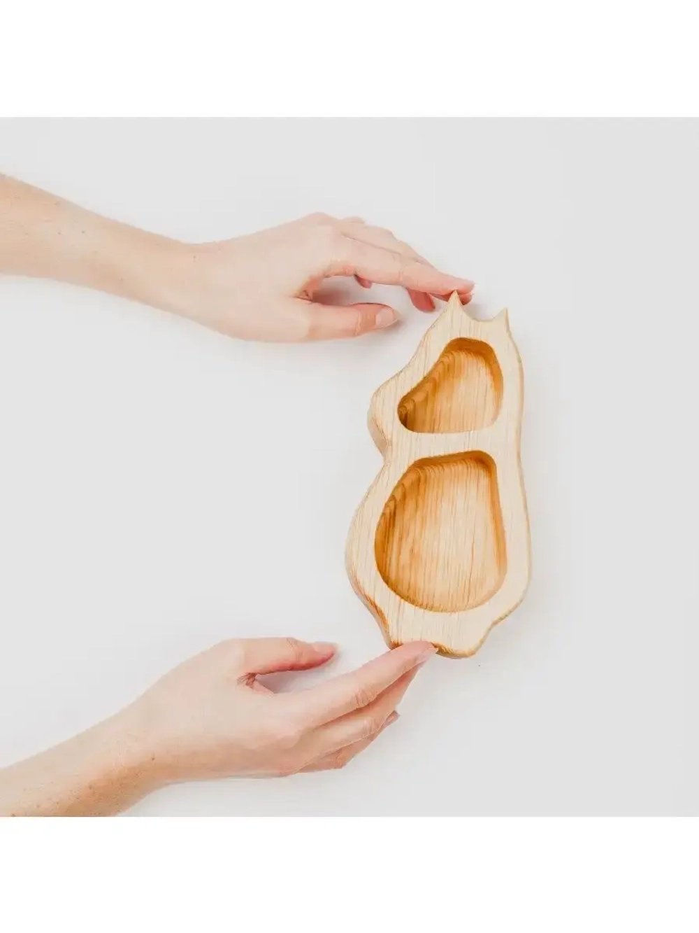 Менажница "Муми-тролли" из Сибирского кедра