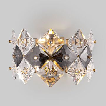 Настенный хрустальный светильник 3*G9 371/3 Strotskis золото Rubis Bogate's