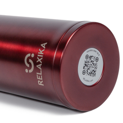 Термокружка Relaxika 701 (0,48 литра), бордовая