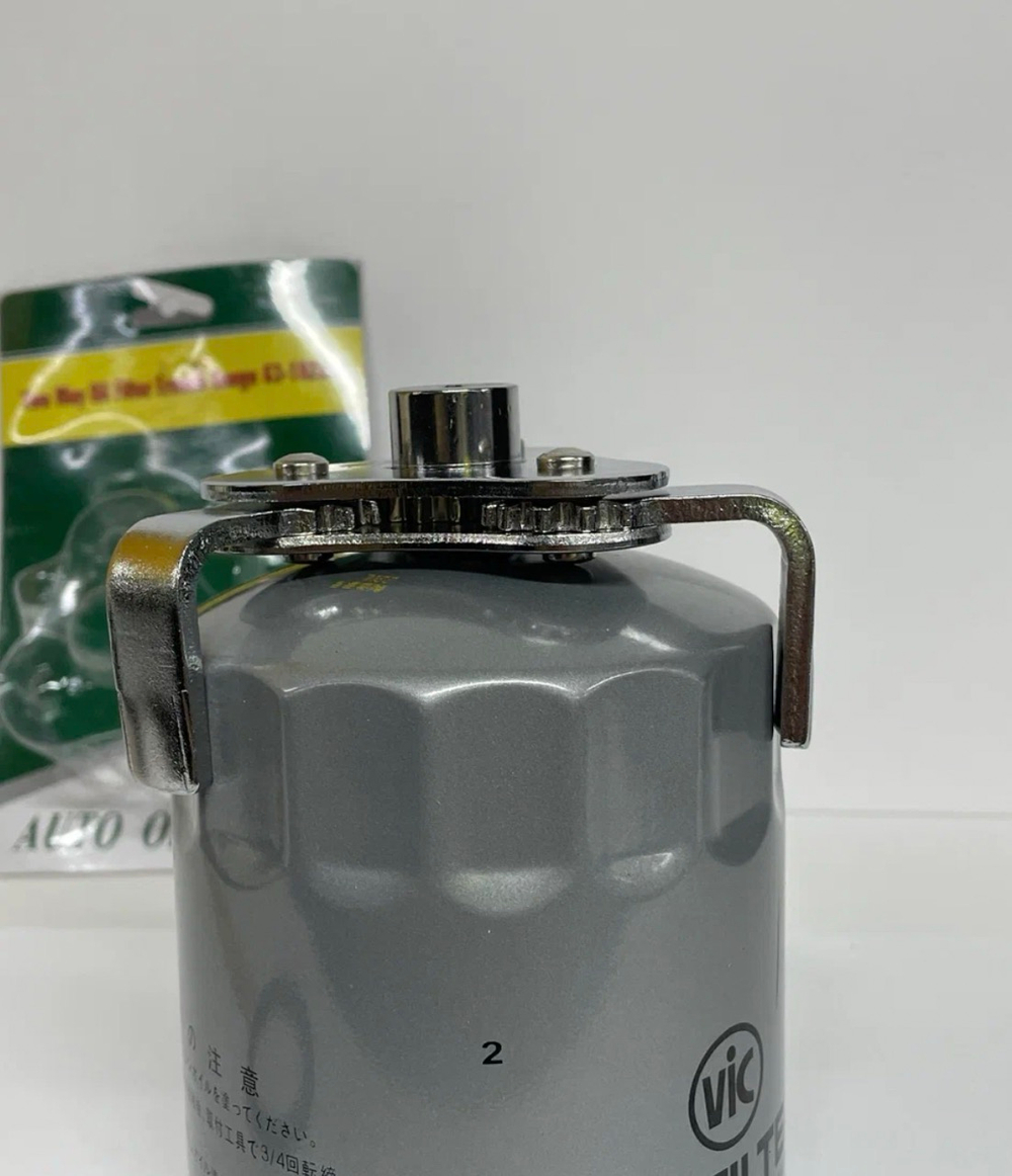 Съемник масляного фильтра плоский КРАБ, 63-102 мм, плоский зажим, в блистере (1 шт.)