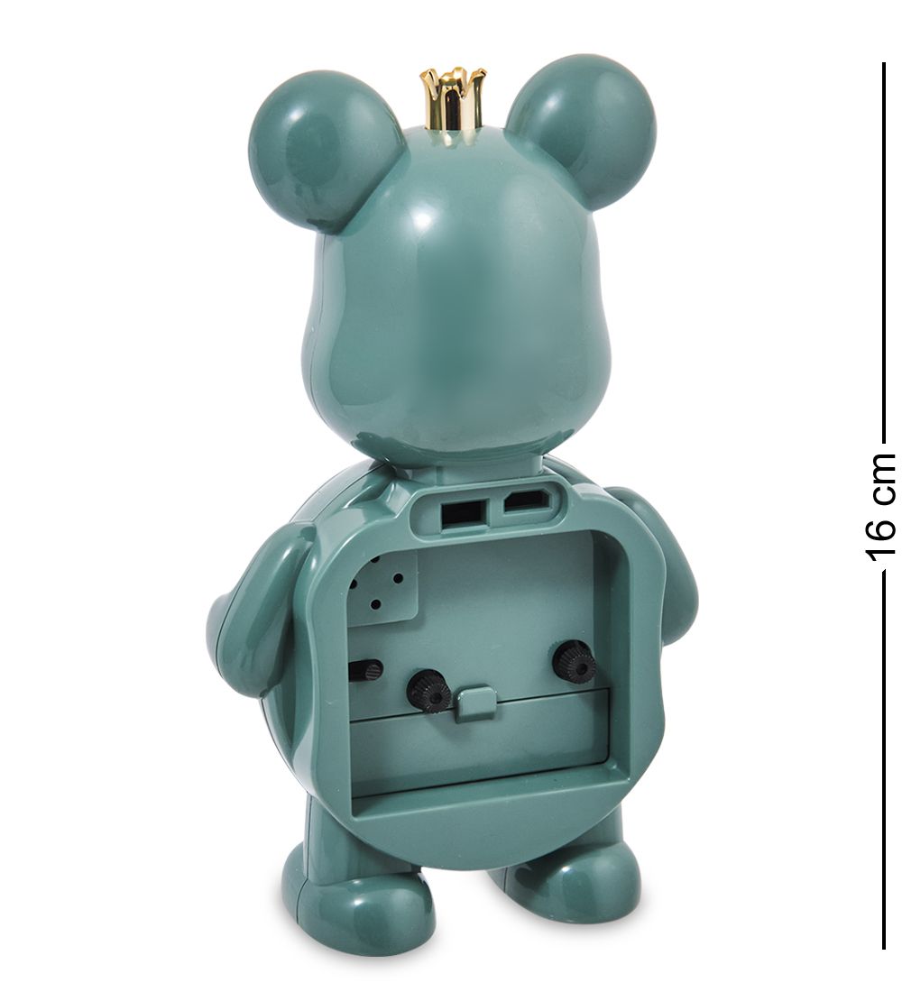 GAEM Art CL-09/4 Будильник «Медвежонок» бирюзовый