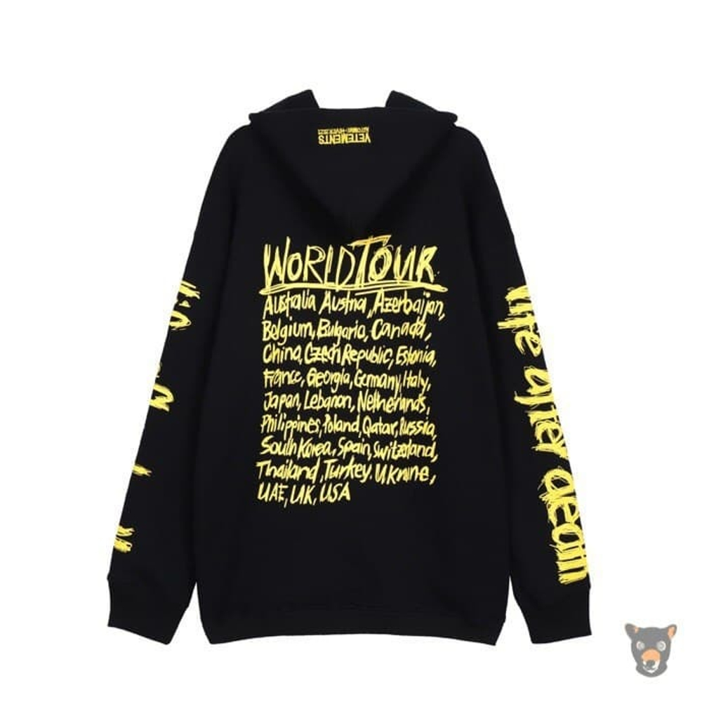 Худи Vetements "World Tour"