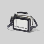 СУМКА MARC JACOBS THE COLORBLOCKED MINI BOX White Black