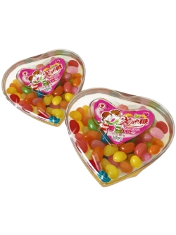 Жевательные конфеты драже бобы Сердце 115 г * 9 шт
