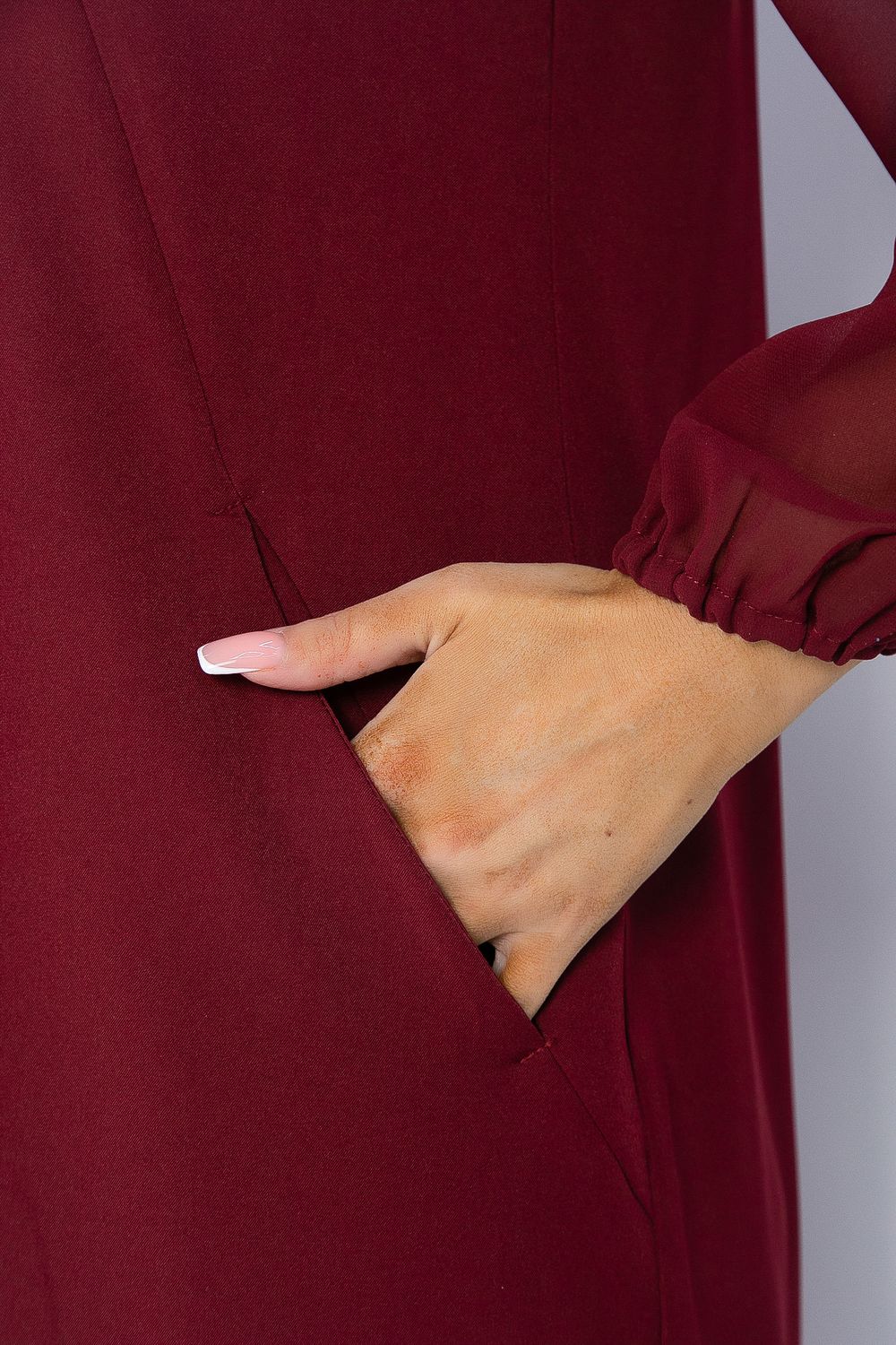 Платье Яркое пламя (бордовое) П12618-25 LT Collection