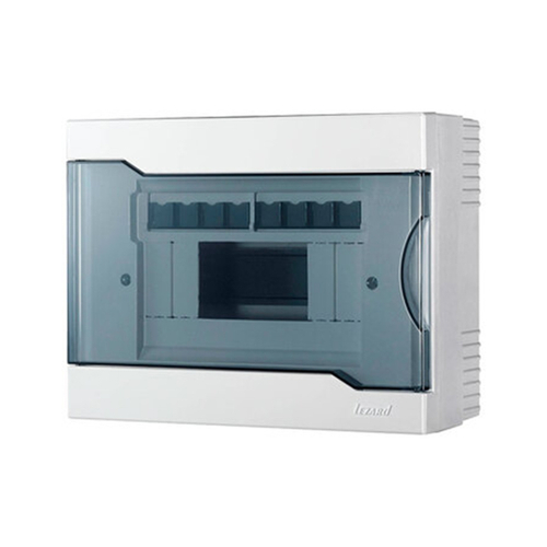 Щиток распределительный навесной Lezard ЩРН-П-8, 8 модулей, IP40, пластиковый, белый