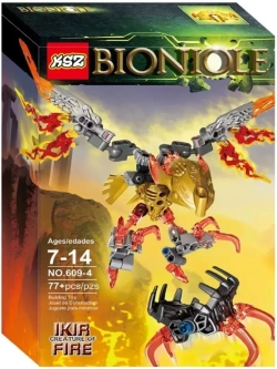 Конструктор Бионикл Икир Тотемное животное Огня 77 деталей