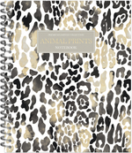 Тетрадь общая 48 листов на металлическом гребне "Animal Print"
