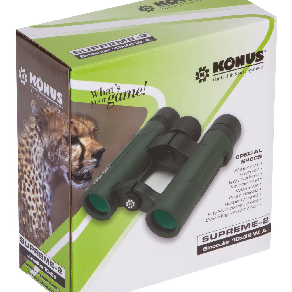 Бинокль Konus Supreme-2 10x26 WA— упаковка