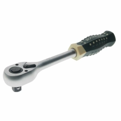 Трещотка RF-80242 реверсивная с резиновой ручкой 1/2" (45зуб.) ROCKFORCE