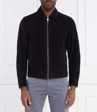 Кожаная куртка malbano4 BOSS BLACK - темно-синий(50510178)