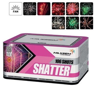 Батарея салютов "Shatter" MC126 100 залпов * 0.8"