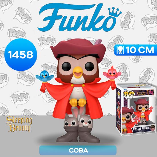 Фигурка Funko POP! Disney Sleeping Beauty 65th Owl as Prince (1458) 78185 / Фигурка Фанко ПОП! по мотивам мультфильма "Спящая красавица", Сова