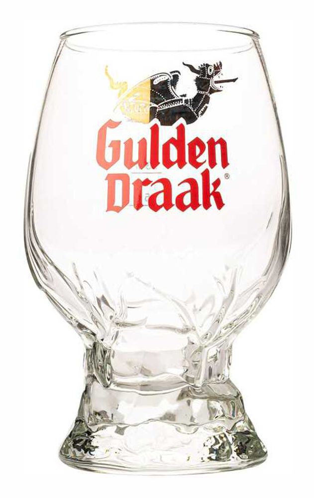 Бокал для пива Гулден Драак / Gulden Draak (яйцо Дракона) (3 риски) 250/330/500мл