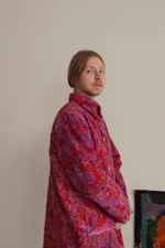 Пальто Soeurs Purple Plush Coat