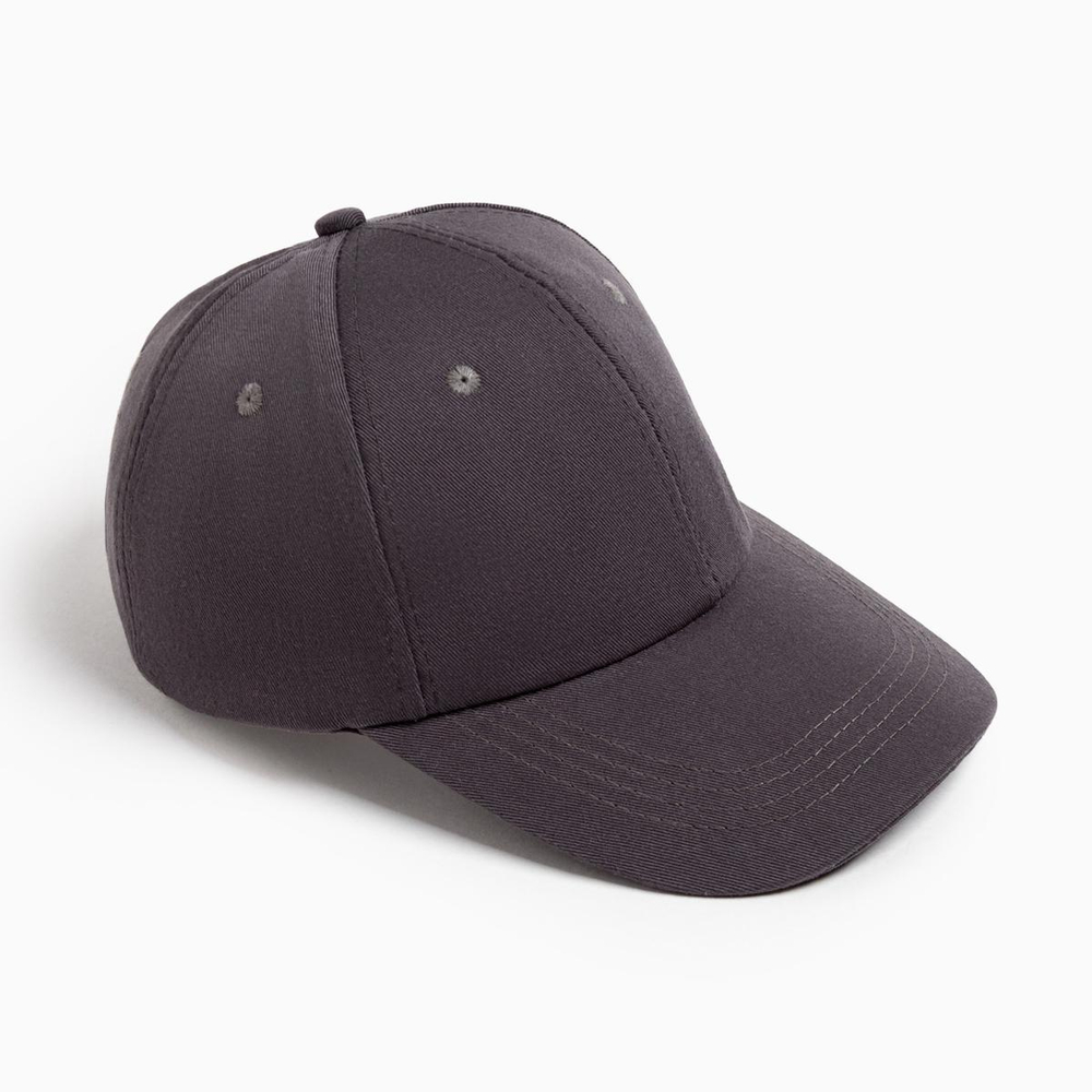 Кепка однотонная , цвет серый, р. 52/ 7410845 MINAKU