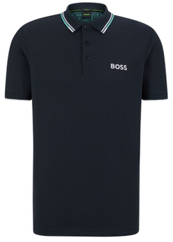 Теннисное поло BOSS x Matteo Berrettini Paddy Pro Polo - dark blue