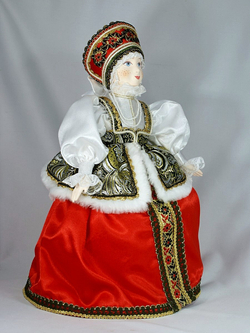 "Кукла на чайник" коллекционная в русском традиционном костюме.