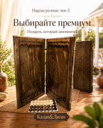 Нарды резные « Лев -2»