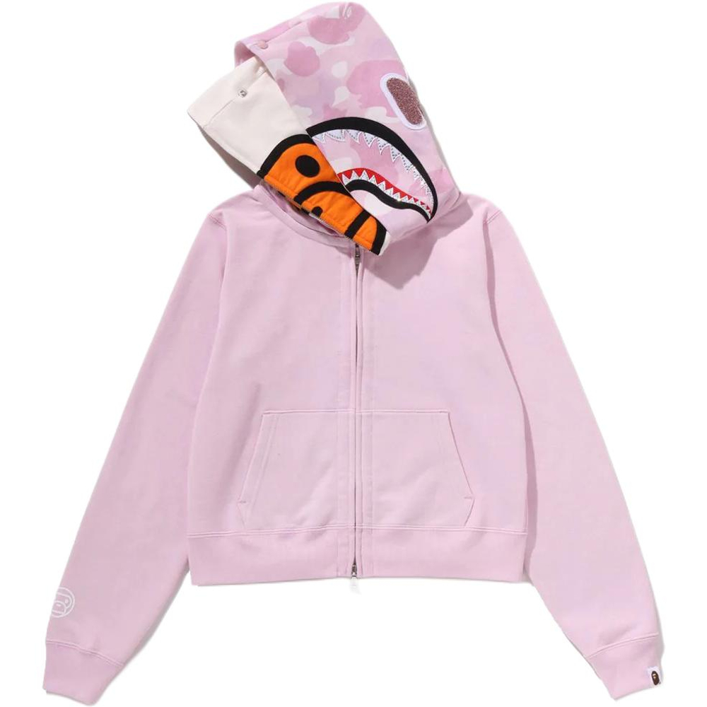 A Bathing Ape Bathing Ape Sweatshirts Cardigan Cotton Moderate No Fleece Lined Regular Sleeve Zip Closure 2m30 215 301