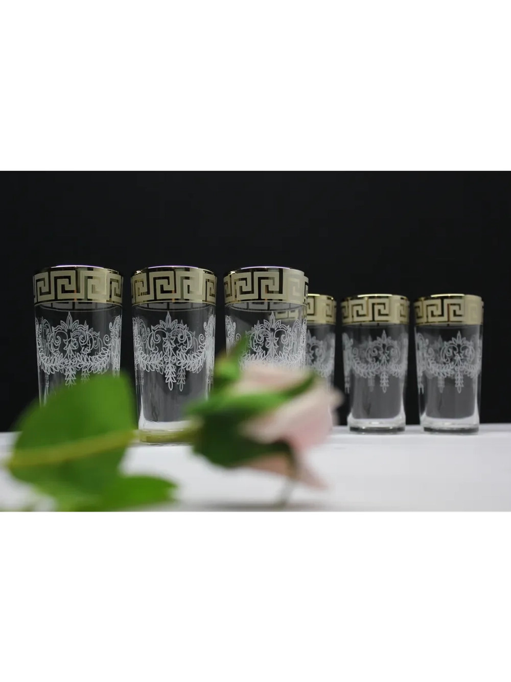 Стакан для напитков сока и воды высокие