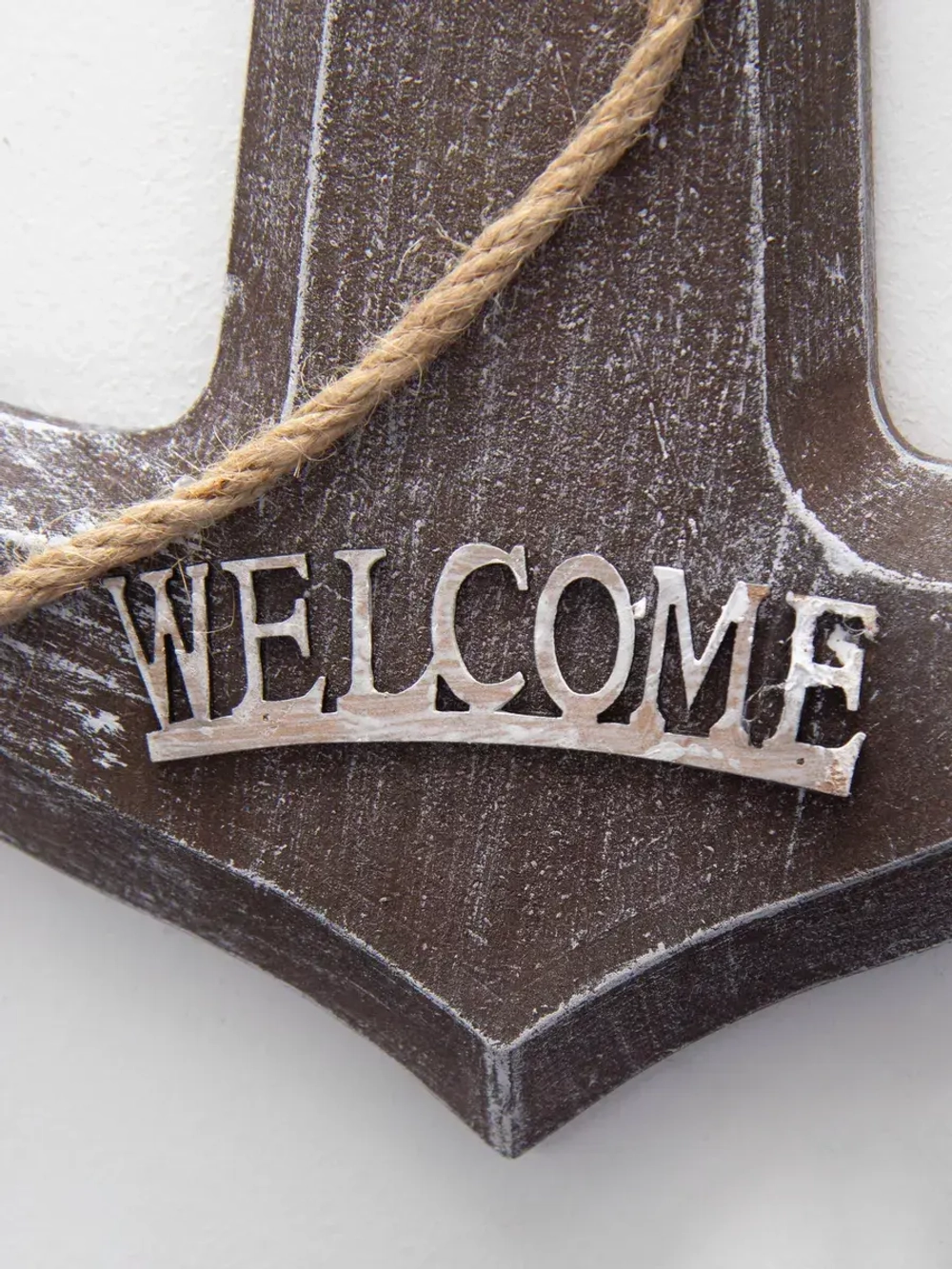 Декор на стену для интерьера "Якорь с канатом"