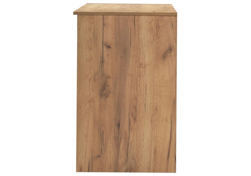 Письменный стол Эго Ст-3 на ножках 130х52,6х81,1 дуб крафт золотой / белый глянец