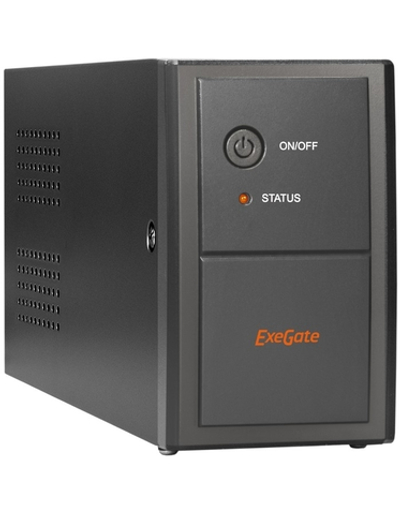 Источник бесперебойного питания Exegate EP285473RUS ИБП ExeGate Power Back BNB-850.LED.AVR.C13.RJ <850VA/480W, LED, AVR,4*IEC-C13, RJ45/11, Black>