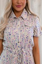 Платье Эмили (бежево-сиреневое) П13044-45М LT Collection