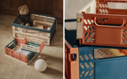 Zara Home Коробка для хранения изо льна, цвет разноцветный, 21 см