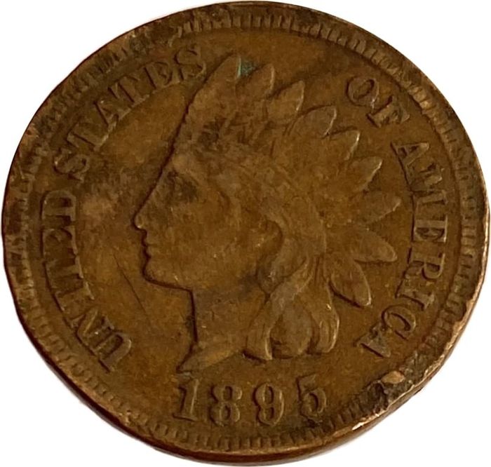 1 цент 1895 США "Indian Head Cent"