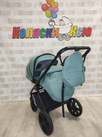 Коляска модульная 3в1 Indigo Sting зеленый