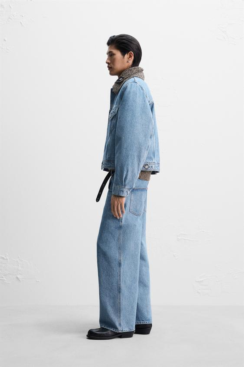 ZARA X NANUSHKA ДЖИНСОВАЯ КУРТКА, СИНИЙ