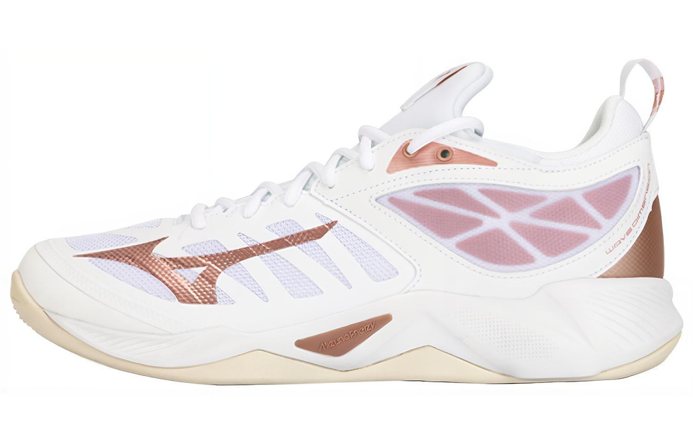 Mizuno Wave Dimension "White Rose Gold" Women"s