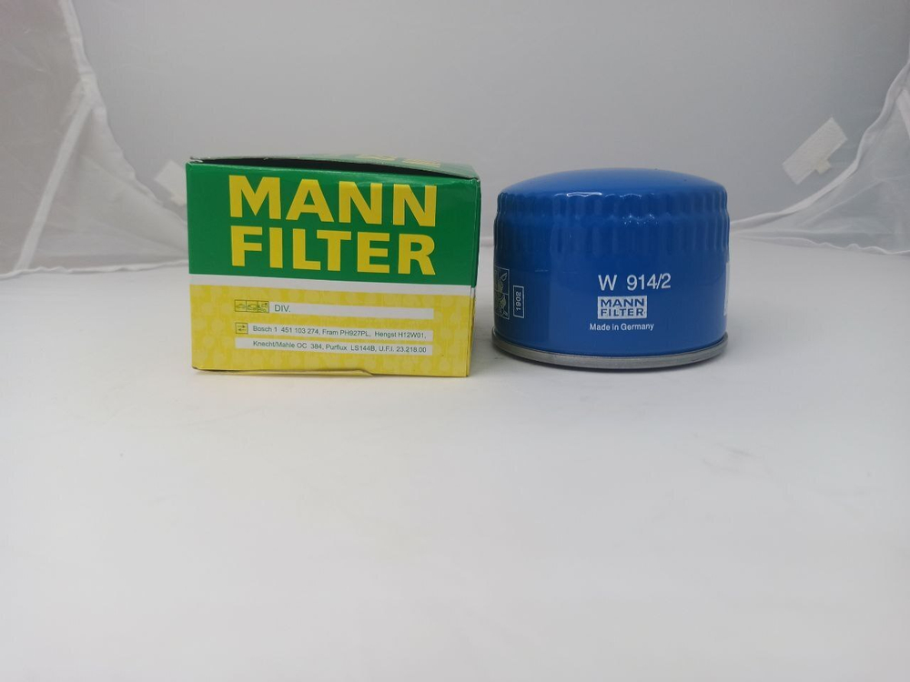 Фильтр масляный MANN W9142 для Lada(ВАЗ)