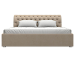 Кровать интерьерная Сицилия 180, Бежевый, Велюр, 120876