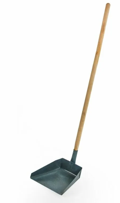 Совок мет. большой с дер ручкой