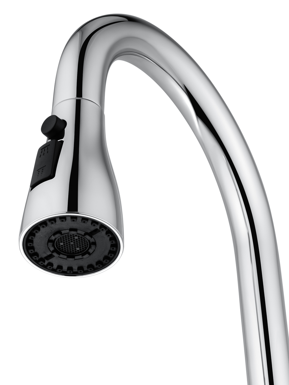 Смеситель для кухни с выдвижным изливом WONZON & WOGHAND, Хром (WW-121E201B-CR)